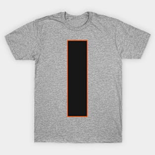 Bold in Black: I's Defining edge T-Shirt